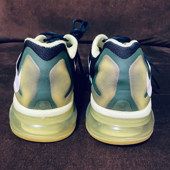 Excellent Nike Air Max 2015 Indigo Turquoise Volt Womens 10.5 US 42.5 EUR Mens 9 - Picture 3 of 16